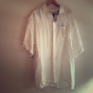 Tommy Bahama Marble Creme Button-down 👀